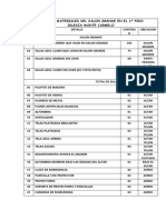 INVENTARIO DEL SALON GRANDE EN EL 1° PISO