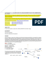 Lab 6 Conservation of Linear Momentum in 2-D