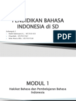 Pendidikan Bahasa Indonesia Di SD