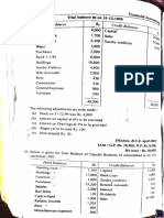 Trial balance financial records year-end 1999