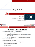 Discrete Math Sequences and Summations