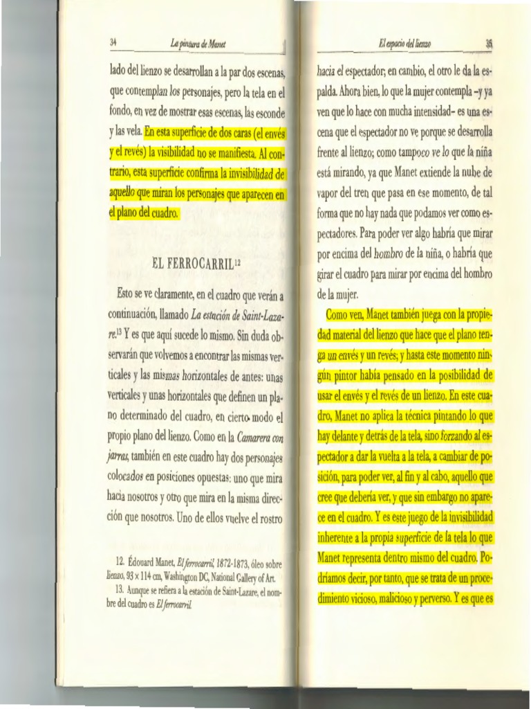 FOUCAULT, Michel-La Pintura de Manet-II | PDF | Pinturas | Sombra, image size:768x1024