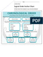 Name: Date: Reading: Chronological Order Anchor Chart