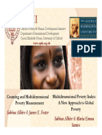 Multidimensional Poverty Index: A New Approach To Global Poverty Counting and Multidimensional Poverty Measurement