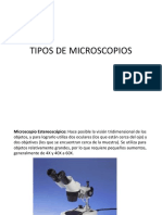 L Tipos de Microscopios