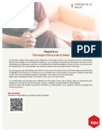 MAESTRIA EN PSICOLOGIA CLINICA Y DE LA SALUD Documento Promocional