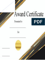 Certificate Template Word 5