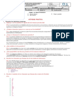 Guía de química sobre la tabla periódica