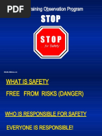 HSE Observation and STOP Card Guide | PDF