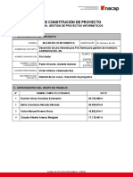 Acta de Constitución de Proyecto Version 3.0