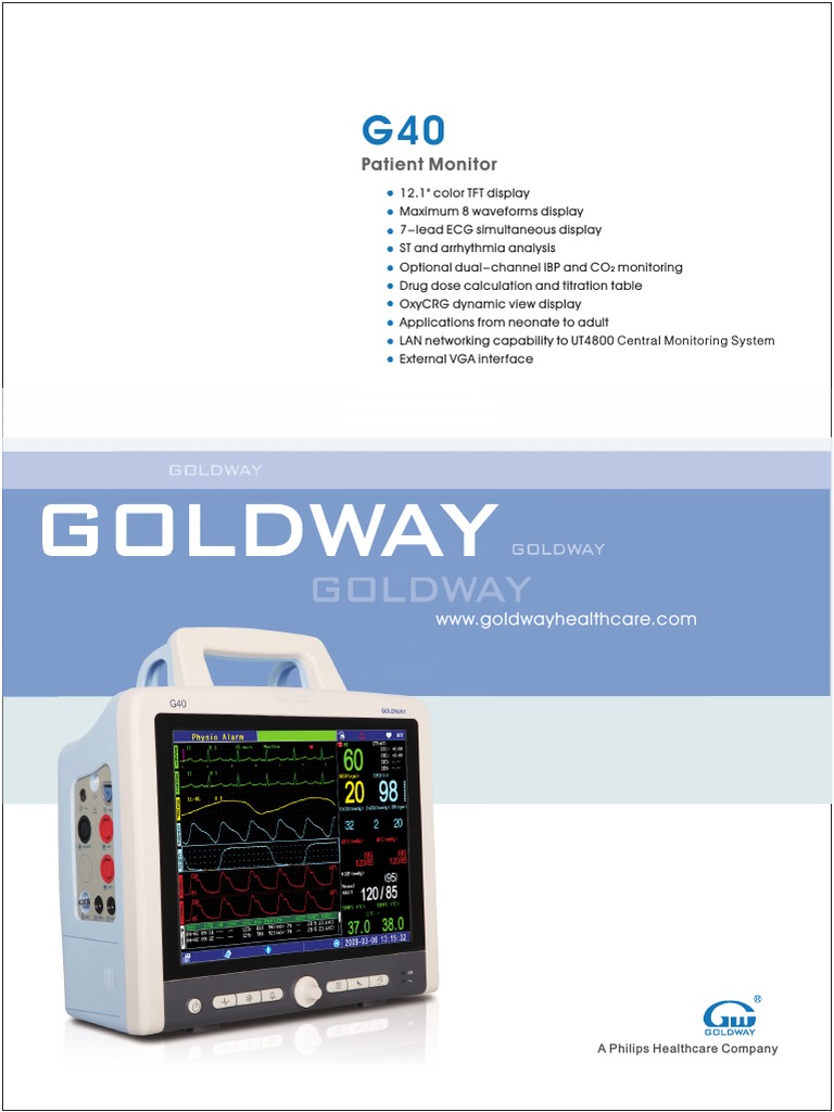Patient Monitor: A Philips Healthcare Company, PDF, Blood Pressure