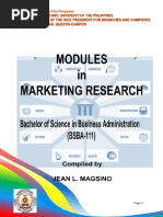 BSBA - 111 - MARK - 30053 - Marketing - Research - JLM