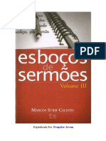 Esboços de Sermões Vol. 03 - Marcos Stier Calixto