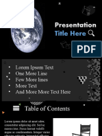 019 Earth Presentation Template by MyFreePPT