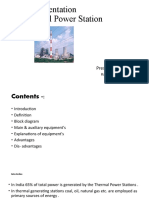 Presentation On Thermal Power Station: Presented By