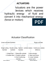 Types and Classifications of Hydraulic Actuators