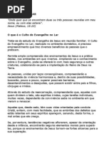 Culto Do Evangelho No Lar