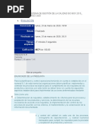 Evaluacion OPERACIONES SISTEMA DE GESTIÓN DE LA CALIDAD ISO 9001