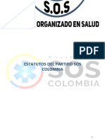 Estatutos Movimiento SOS Colombia Logo