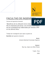 Beneficios de La Utilización de La Metodología de Las 5S en Las Empresas Peruanas