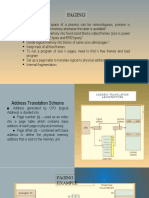 Paging and Virtual Memory