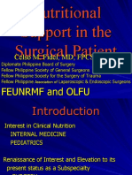 Nutritional Support in The Surgical Patient