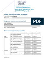 Written Assignment: Residential Property Management NSW (CIVREP-NSW3 - AS - v2)