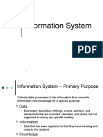 5 - Information System Primary Purpose