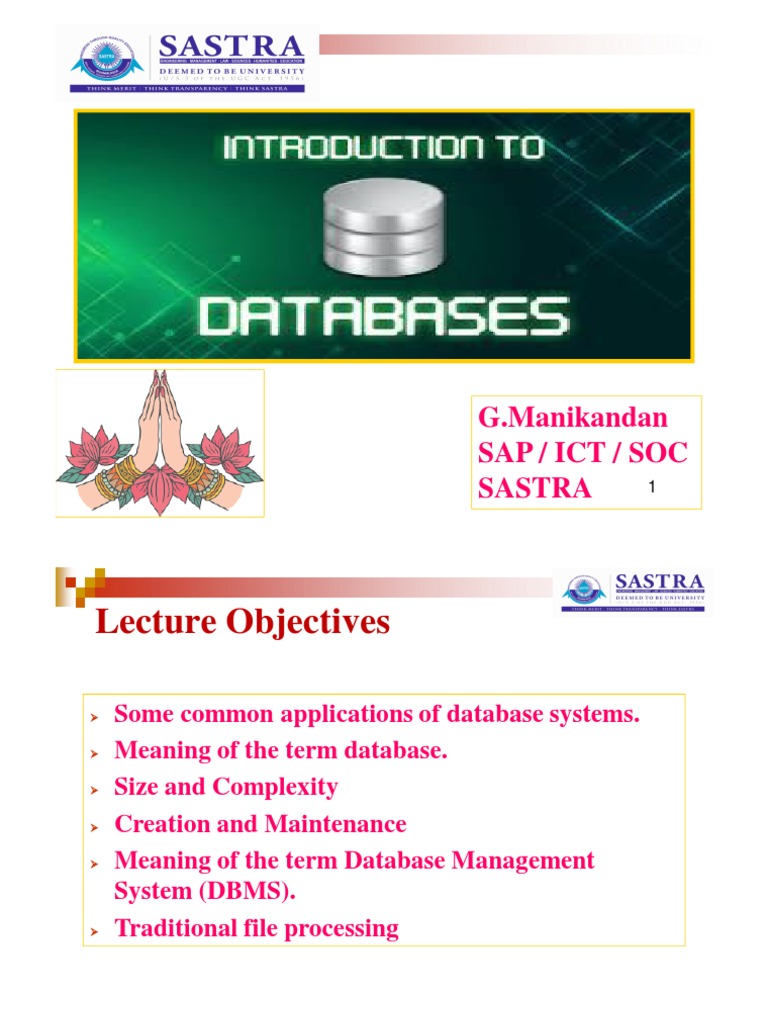 Intro to DBMS for ICT Students | PDF | Databases | Information Technology