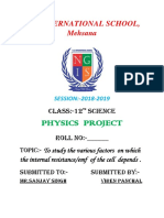 12th Physics Project PDF File