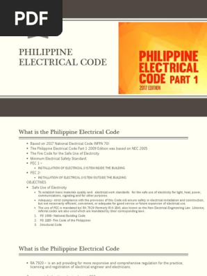 Philippine electrical code