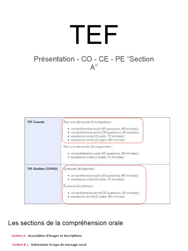 Guide TEF : Compréhension et Production | PDF | Musée | Publicité