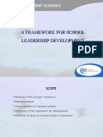 A Framework For School Leadership Development