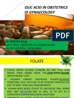 Role of Folic Acid in Obstetrics and Gynaecology