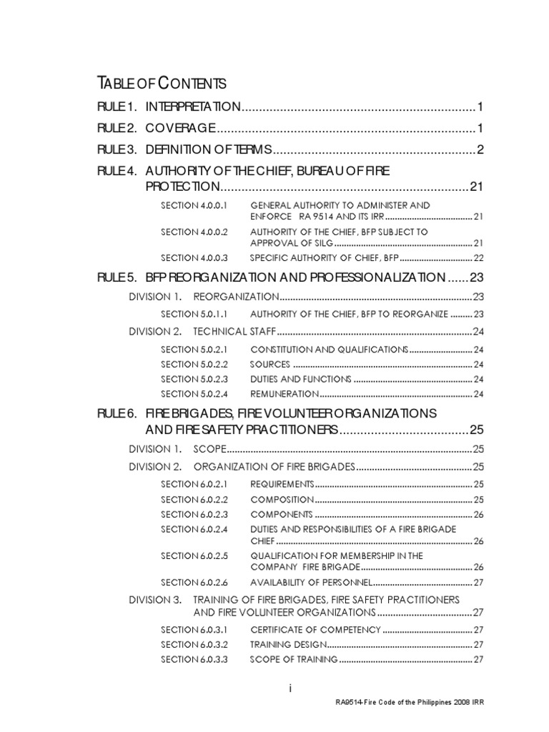 RA9514 - Fire Code of The Philippines 2008 | PDF | Fire Safety | Fires