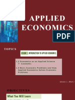 Applied Economics Week 2