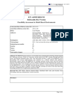 Feasibility Assessment in Model Based Environments: ICT-619555 RESCUE Deliverable D2.3 Version