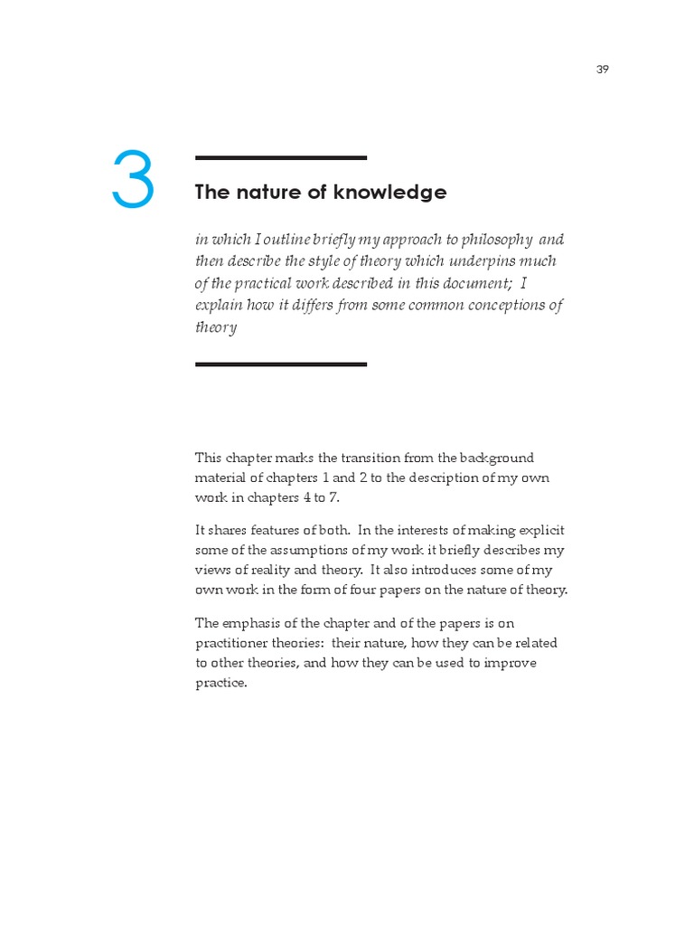 D Litt 03 Theory PDF Theory Reality