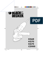 Black and Decker CD500 Angle Grinder