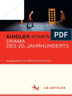Kindler Kompakt Drama des 20. Jahrhunderts by Manfred Brauneck 