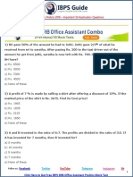 IBPS RRB Clerk Prelims 2018 – Important 50 Application Questions