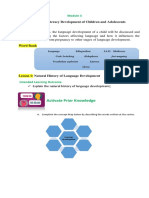 Child and Adolescent Learning - Module 3