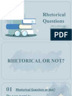 Rhetorical Questions: Here Is Where Your Presentation Begins