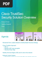 Cisco Trustsec: Security Solution Overview