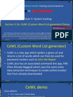 5.1 5.16 CeWL (Custom Word List Generator)