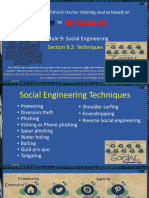 2.1 9.2 Social Engineering Techniques