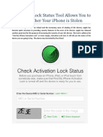 Activation Lock Status Tool Allows You To Check Whether Your Iphone Is Stolen