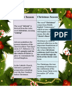 Advent&Christmas Seasons