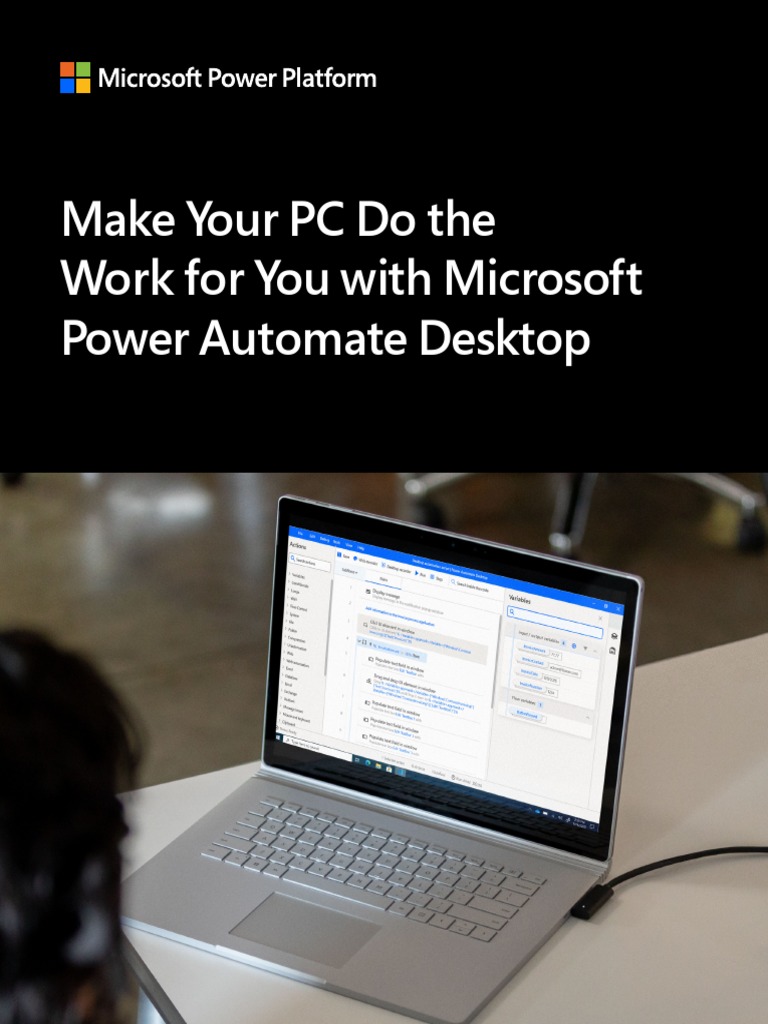 Power Automate Desktop E Book Pdf Computer File Automation