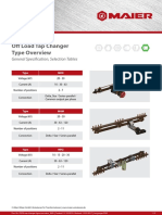 DATA Tap Changer Type Overview